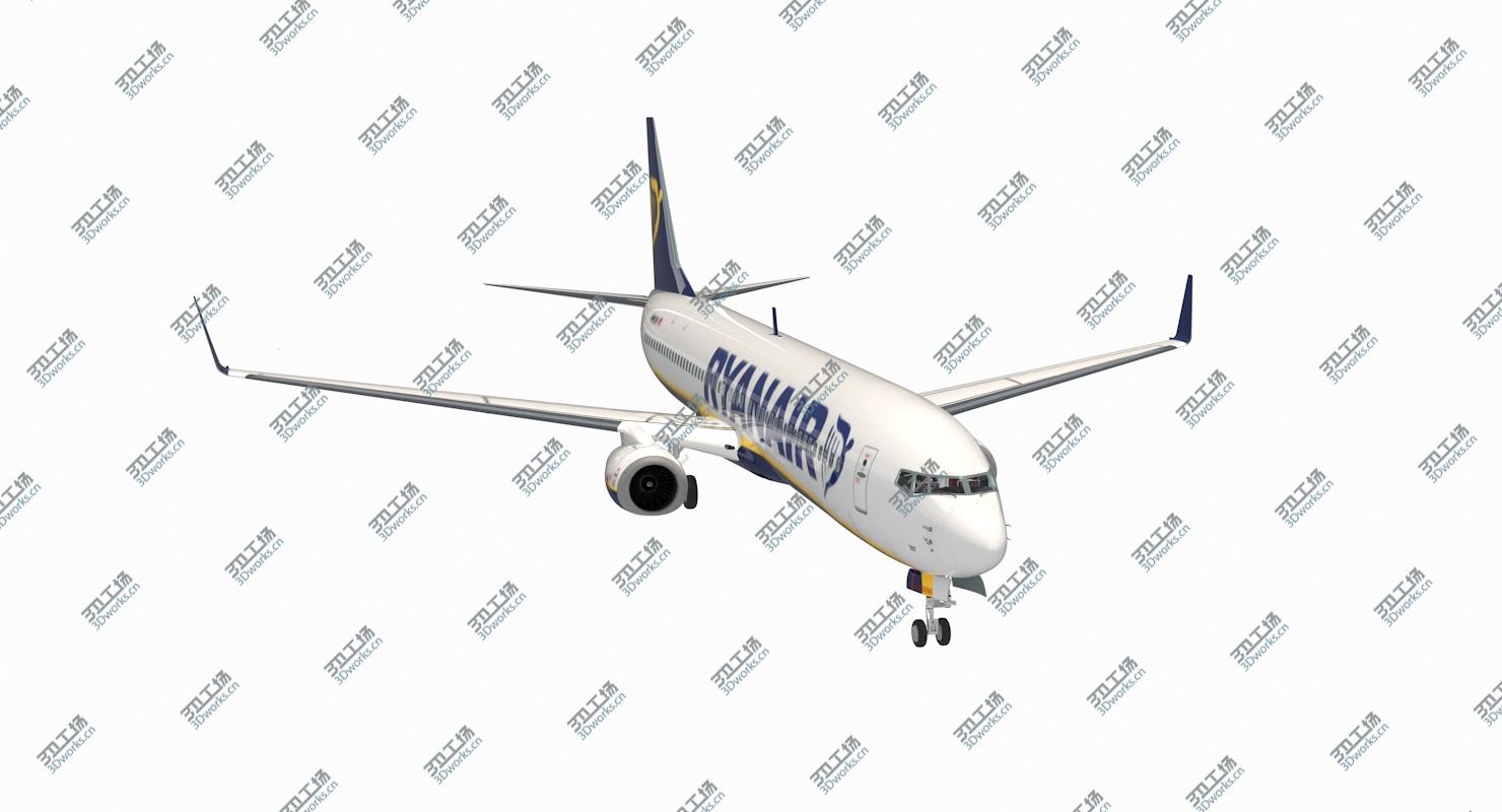 images/goods_img/202105071/3D Boeing 737-900 with Interior Ryanair Rigged 3D Model model/3.jpg
